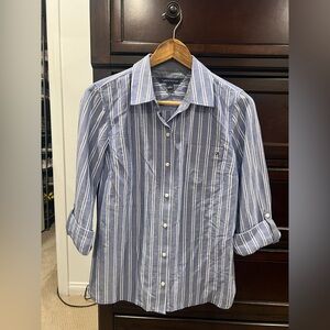 Tommy Hilfiger Women’s Blue Striped Shirt